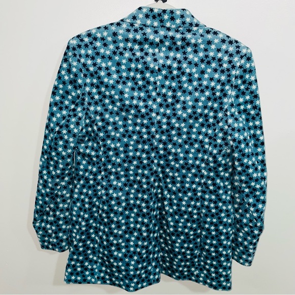 Boden Blue and White Patterned Blazer - Picture 6 of 10